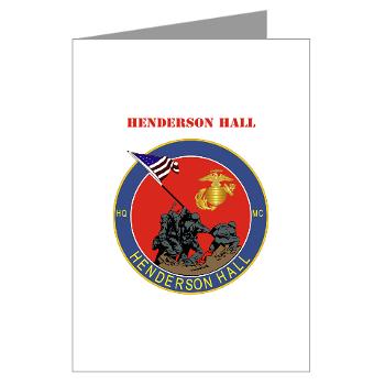 HH - M01 - 02 - Henderson Hall with Text - Greeting Cards (Pk of 20)