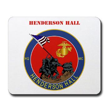 HH - M01 - 03 - Henderson Hall with Text - Mousepad