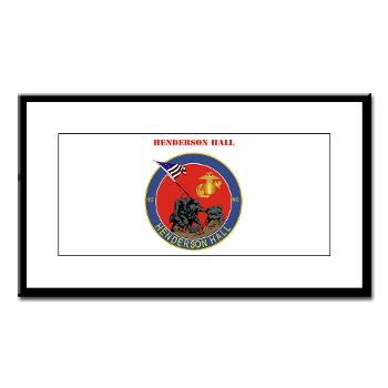 HH - M01 - 02 - Henderson Hall with Text - Small Framed Print