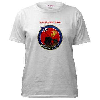 HH - A01 - 04 - Henderson Hall with Text - Women's T-Shirt