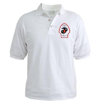 HQB2MD - A01 - 04 - HQ Battalion - 2nd Marine Division - Golf Shirt