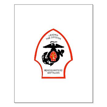 HQB2MD - M01 - 02 - HQ Battalion - 2nd Marine Division - Small Poster