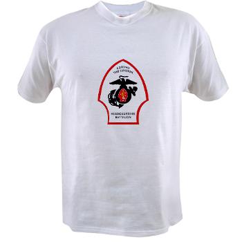 HQB2MD - A01 - 04 - HQ Battalion - 2nd Marine Division - Value T-Shirt