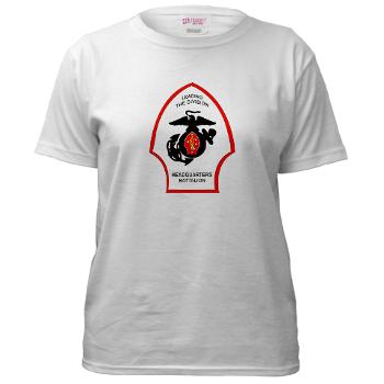 HQB2MD - A01 - 04 - HQ Battalion - 2nd Marine Division - Women's T-Shirt