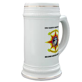 HQBN2MLG - M01 - 03 - HQ Battalion - 2nd Marine Logistics Group with Text - Stein