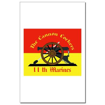 HQC11M - M01 - 02 - HQ Coy - 11th Marines Mini Poster Print
