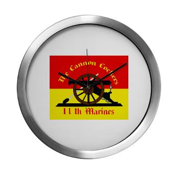 HQC11M - M01 - 03 - HQ Coy - 11th Marines Modern Wall Clock
