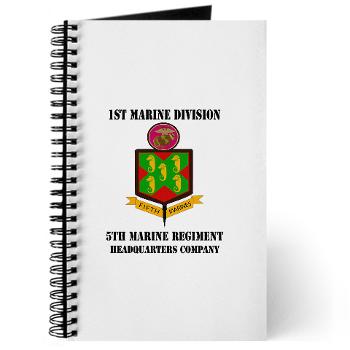 HQC5M - M01 - 02 - HQ Coy - 5th Marines with Text Journal - Click Image to Close