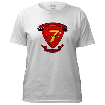 HQC7M - A01 - 04 - HQ Coy - 7th Marines Women's T-Shirt