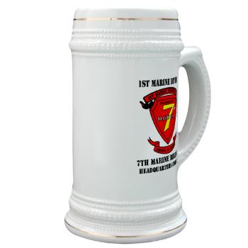 HQC7M - M01 - 03 - HQ Coy - 7th Marines with Text Stein