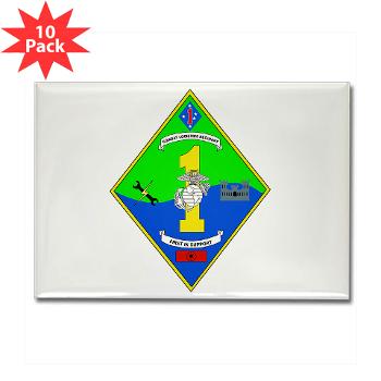 HQCCLR1 - A01 - 01 - HQ Coy - Combat Logistics Regiment 1 - Rectangle Magnet (10 pack) - Click Image to Close