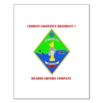 HQCCLR1 - A01 - 01 - HQ Coy - Combat Logistics Regiment 1 with Text - Small Poster