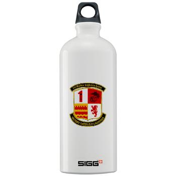 HQSB - M01 - 03 - HQ Service Battalion Sigg Water Bottle 1.0L - Click Image to Close