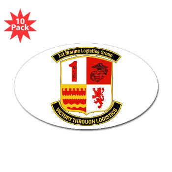 HQSB - M01 - 01 - HQ Service Battalion Sticker (Oval 10 pk)