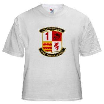 HQSB - A01 - 04 - HQ Service Battalion White T-Shirt