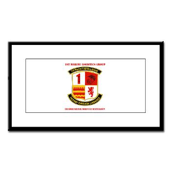 HQSB - M01 - 02 - HQ Service Battalion with Text Small Framed Print - Click Image to Close