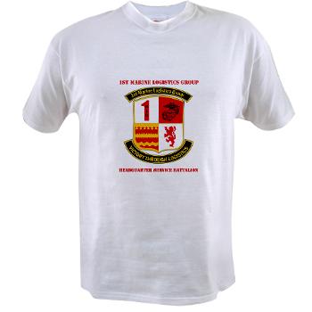 HQSB - A01 - 04 - HQ Service Battalion with Text Value T-Shirt