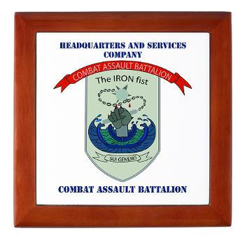 HSC - A01 - 01 - Headquarters and Services Company with Text - Keepsake Box