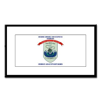 HSC - A01 - 01 - Headquarters and Services Company with Text - Small Framed Print