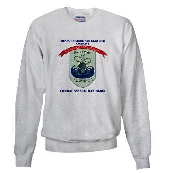 HSC - A01 - 01 - Headquarters and Services Company with Text - Sweatshirt - Click Image to Close