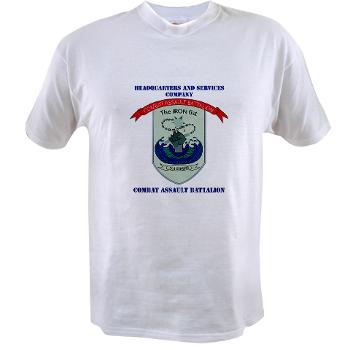 HSC - A01 - 01 - Headquarters and Services Company with Text - Value T-Shirt