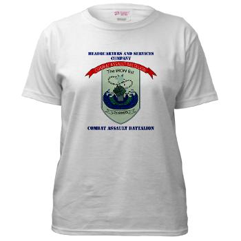 HSC - A01 - 01 - Headquarters and Services Company with Text - Women's T-Shirt