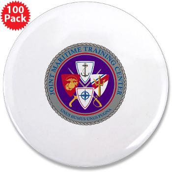 JMTC - M01 - 01 - Joint Maritime Training Center (USCG) - 3.5" Button (100 pack) - Click Image to Close