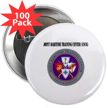 JMTC - M01 - 01 - Joint Maritime Training Center (USCG) with Text - 2.25" Button (100 pack)