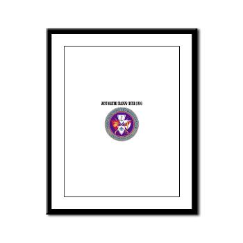 JMTC - M01 - 02 - Joint Maritime Training Center (USCG) with Text - Framed Panel Print