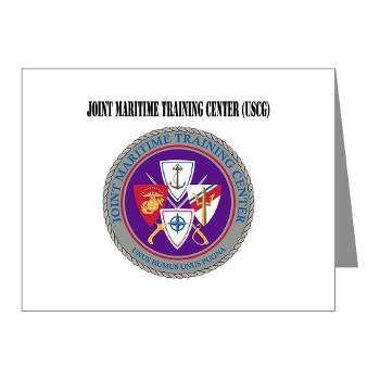 JMTC - M01 - 02 - Joint Maritime Training Center (USCG) with Text - Note Cards (Pk of 20) - Click Image to Close