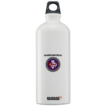 JMTC - M01 - 03 - Joint Maritime Training Center (USCG) with Text - Sigg Water Bottle 1.0L