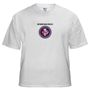JMTC - A01 - 04 - Joint Maritime Training Center (USCG) with Text - White t-Shirt - Click Image to Close