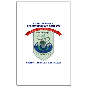 LARC - M01 - 02 - Light Armored Reconnaissance Company with Text Mini Poster Print