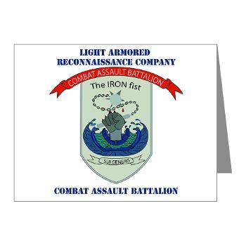 LARC - M01 - 02 - Light Armored Reconnaissance Company with Text Note Cards (Pk of 20)