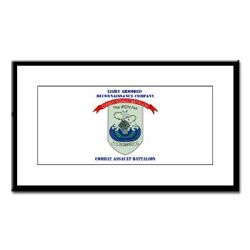 LARC - M01 - 02 - Light Armored Reconnaissance Company with Text Small Framed Print