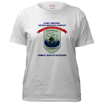 LARC - A01 - 04 - Light Armored Reconnaissance Company with Text Women's T-Shirt