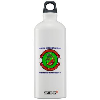 LSC - M01 - 03 - Landing support company with Text Sigg Water Bottle 1.0L