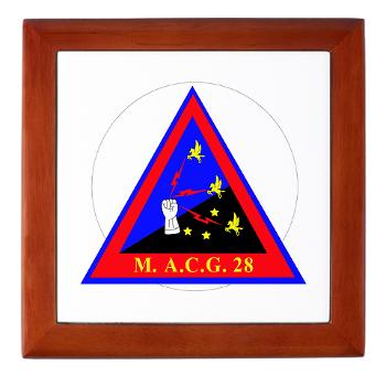 MACG28 - M01 - 03 - Marine Air Control Group 28 (MACG-28) - Keepsake Box