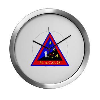 MTEWS2 - M01 - 03 - Marine Air Control Group 28 (MACG-28) - Modern Wall Clock