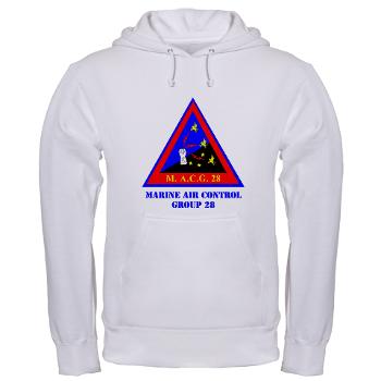 MAC28 - A01 - 03 - Marine Air Control Group 28 (MACG-28) with Text - Hooded Sweatshirt - Click Image to Close