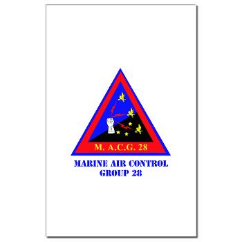 MACG28 - M01 - 02 - Marine Air Control Group 28 (MACG-28) with Text - Mini Poster Print