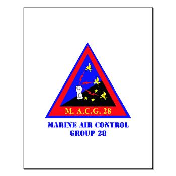 MACG28 - M01 - 02 - Marine Air Control Group 28 (MACG-28) with Text - Small Poster