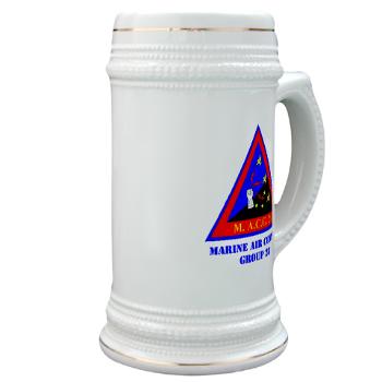 MACG28 - M01 - 03 - Marine Air Control Group 28 (MACG-28) with Text - Stein - Click Image to Close