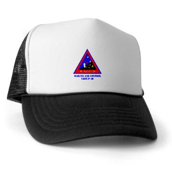 MAC28 - A01 - 02 - Marine Air Control Group 28 (MACG-28) with Text - Trucker Hat - Click Image to Close