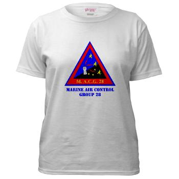 MAC28 - A01 - 04 - Marine Air Control Group 28 (MACG-28) with Text - Women's T-Shirt