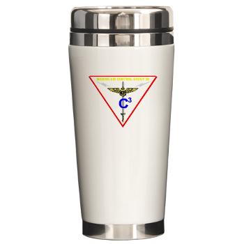 MACG38 - M01 - 03 - Marine Air Control Group 38 Ceramic Travel Mug