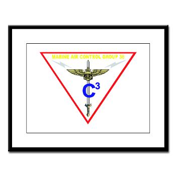 MACG38 - M01 - 02 - Marine Air Control Group 38 Large Framed Print - Click Image to Close