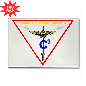 MACG38 - M01 - 01 - Marine Air Control Group 38 Rectangle Magnet (100 pack) - Click Image to Close