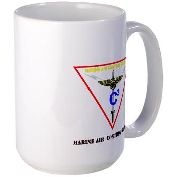 MACG38 - M01 - 03 - Marine Air Control Group 38 with Text Large Mug