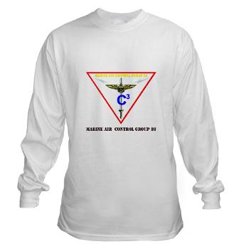 MACG38 - A01 - 03 - Marine Air Control Group 38 with Text Long Sleeve T-Shirt